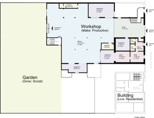 Groundfloor level of the site